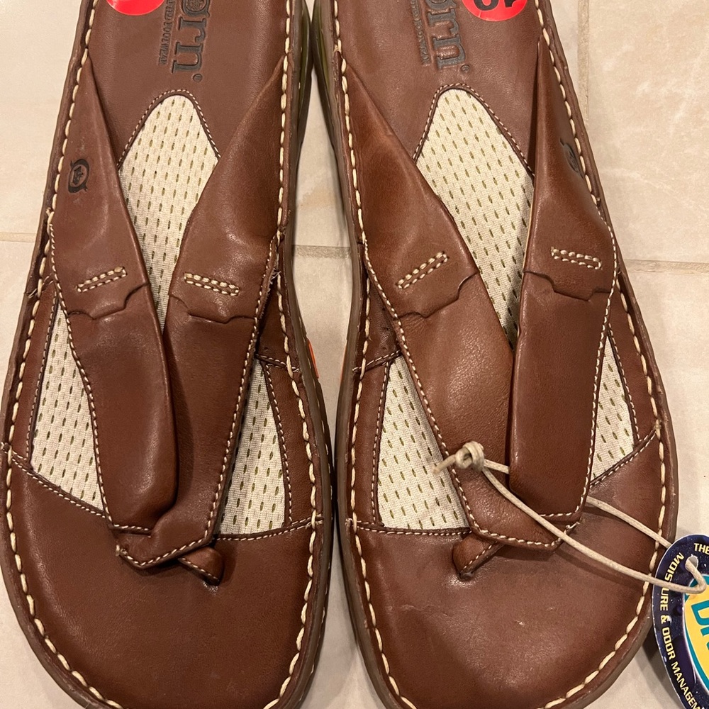 Born leather sandals